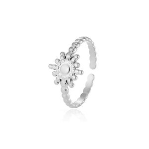 Ring fancy zon zilver