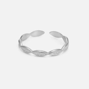Ring bubbles zilver