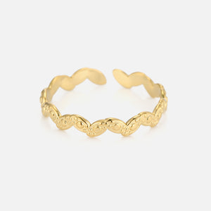 Ring boho bloom goud