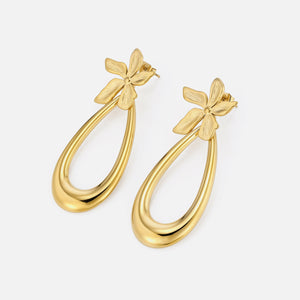 Oorstekers bloem druppel goud