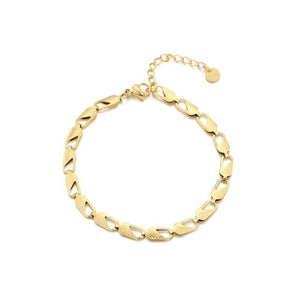 Armband classic schakel goud