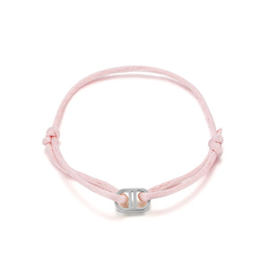 Armband connected roze/zilver