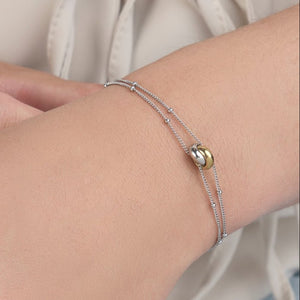 Armband connected zilver