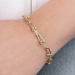 Armband lux link goud