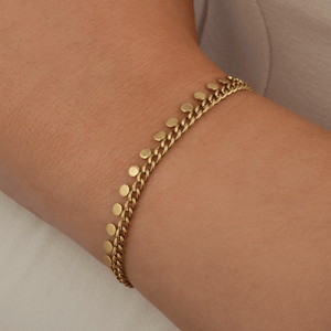 Armband muntjes goud