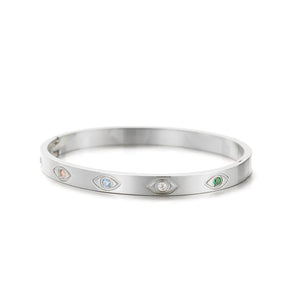 Bangle eye zilver