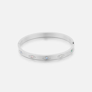 Bangle eye zilver