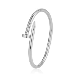 Bangle spijker zilver