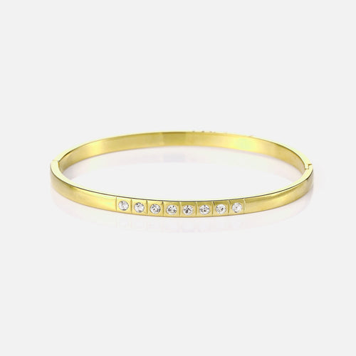Bangle steentjes goud