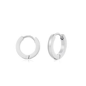 Basic creool oorbellen klein zilver