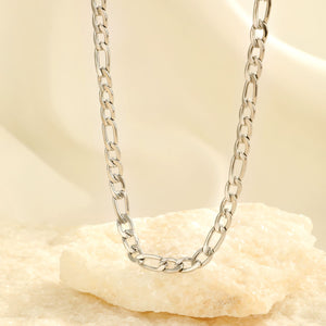 Basic ketting 5mm zilver