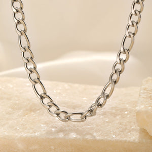 Basic ketting 7mm zilver