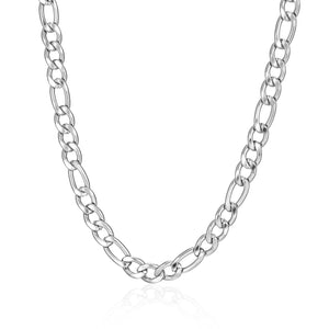 Basic ketting 7mm zilver