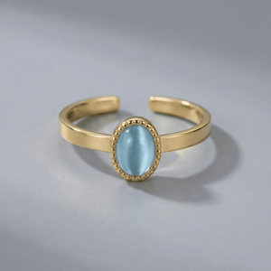 Birthstone ring goud