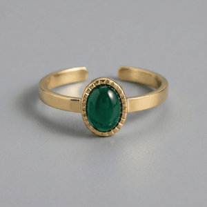 Birthstone ring goud