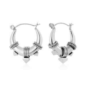 Boho bliss oorbellen zilver