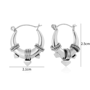 Boho bliss oorbellen zilver