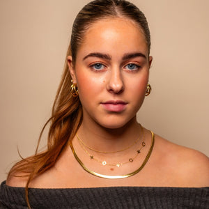 Bolletjes ketting goud