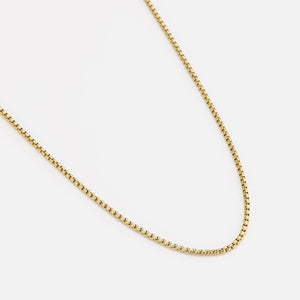Colier ketting 2mm Goud