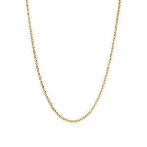 Colier ketting 2mm Goud