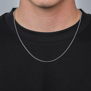 Colier ketting 2mm Zilver