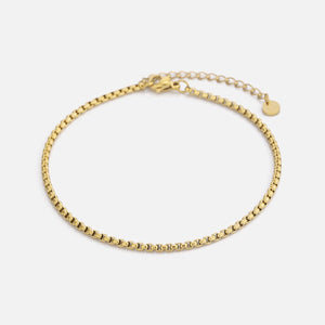 Collier armband 2mm Goud