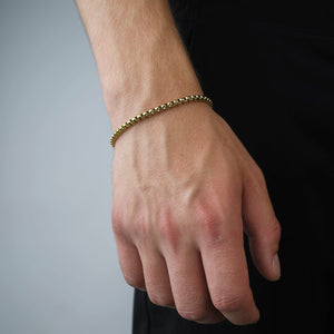 Collier armband 4mm Goud
