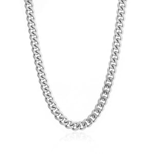 Cuban ketting 8mm Zilver