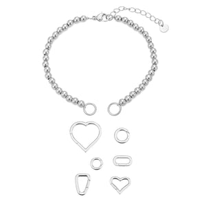 DYO Premium bolletjes armband zilver