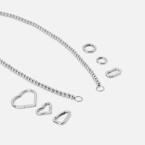 DYO premium bolletjes ketting zilver