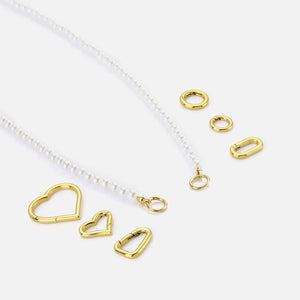 DYO premium parel ketting goud