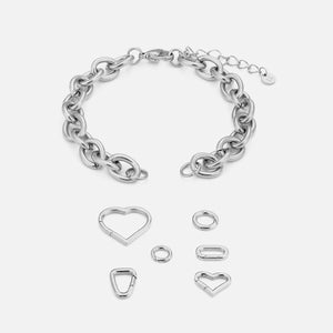 DYO Premium robuust armband zilver