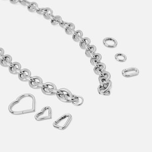 DYO premium robuust ketting zilver