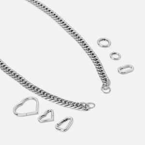 DYO premium schakelketting 5mm zilver