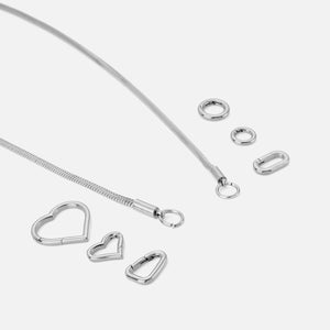 DYO premium slang ketting zilver