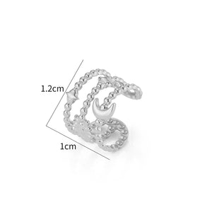 Ear Cuff Cosmos zilver