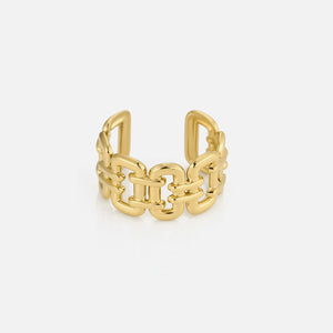 Ear cuff statement schakels goud
