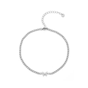 Enkelband vlinder zilver
