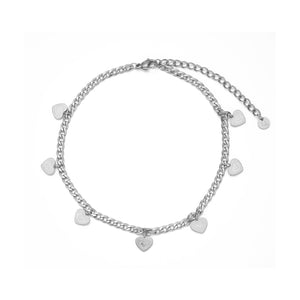 Enkelband zeven hartjes