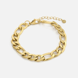 Figaro armband 10mm Goud
