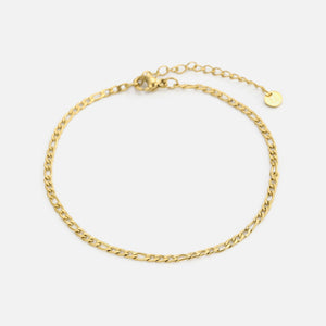 Figaro armband 2mm Goud