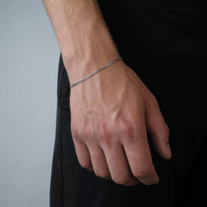 Figaro armband 2mm Zilver