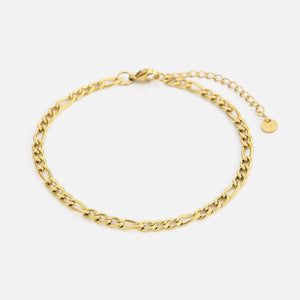 Figaro armband 4mm Goud