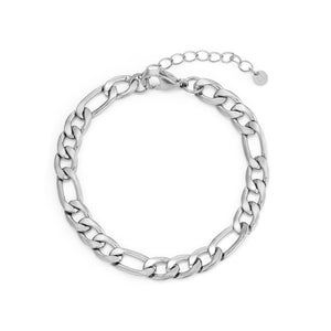 Figaro armband 8mm Zilver