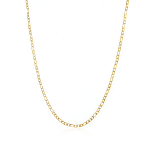 Figaro ketting 2mm Goud