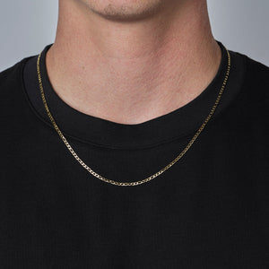 Figaro ketting 2mm Goud