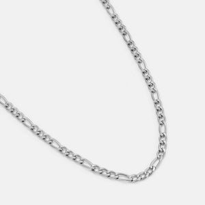 Figaro ketting 4mm Zilver