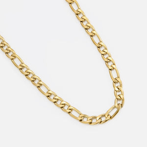 Figaro ketting 8mm Goud