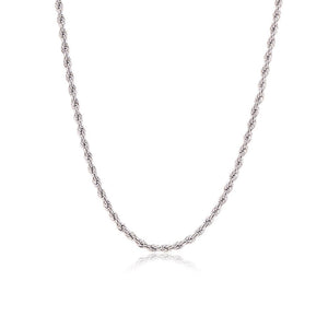 Gedraaide ketting zilver 4mm