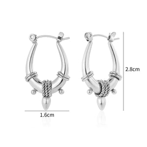 Ibiza sun hoops zilver